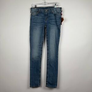 NWT True Religion Women’s Stella Skinny Ro Super Stretch Denim Jean Size 30